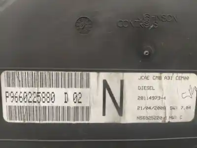 Peça sobressalente para automóvel em segunda mão quadrante por citroen c2 collection referências oem iam 9660225880  