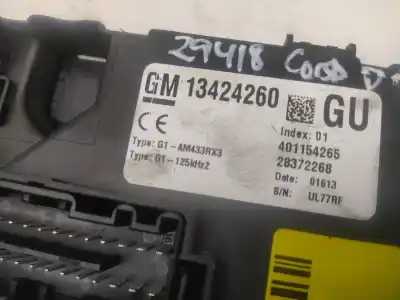 Pezzo di ricambio per auto di seconda mano scatola relè/fusibili per opel corsa d expression riferimenti oem iam 13424260  