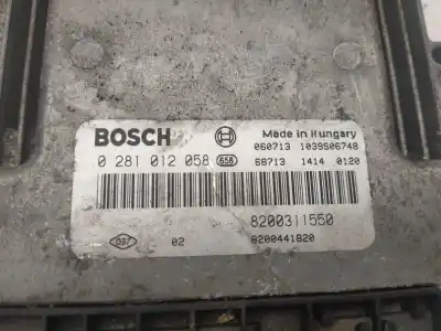 Автозапчасти б/у блок управления двигателем за renault espace iv (jk0) grand espace dynamique ссылки oem iam 0281012058  8200311550