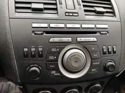Peça sobressalente para automóvel em segunda mão sistema de áudio / rádio cd por mazda 3 lim. (bl) sportive referências oem iam bda466ar0b