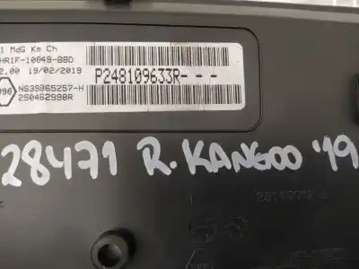Pezzo di ricambio per auto di seconda mano pannello degli strumenti per renault kangoo zen riferimenti oem iam 248109633r 250462998r vphr1f10849bbd
