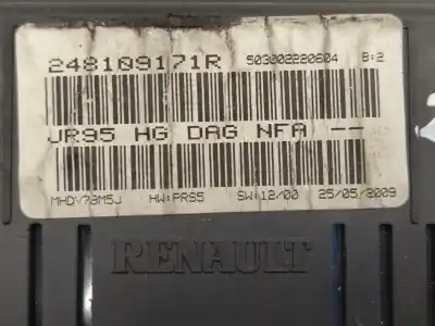 Автозапчастина б/у панель інструментів для renault scénic iii (jz0/1_) 1.5 dci посилання на oem iam 248109171r