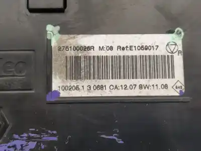 Автозапчасти б/у климат-контроль за renault scénic iii (jz0/1_) 1.5 dci ссылки oem iam 275100026r  