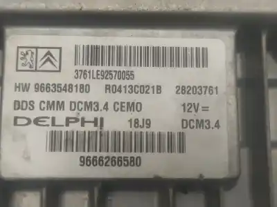 Peça sobressalente para automóvel em segunda mão centralina de motor uce por citroen c5 berlina exclusive referências oem iam 9663548180