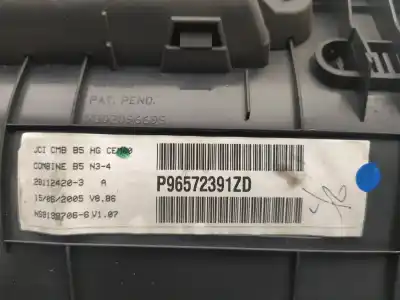 Second-hand car spare part dashboard for citroen c4 berlina vtr plus oem iam references 96572391zd