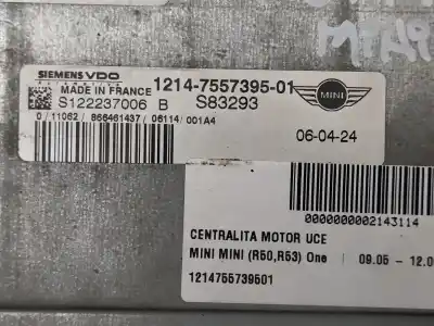 Second-hand car spare part ecu engine control for mini mini (r50, r53) one oem iam references 1214755739501  s122237006b