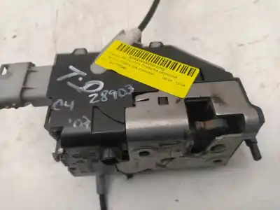 Peça sobressalente para automóvel em segunda mão fechadura da porta traseira direita por citroen c4 berlina collection referências oem iam 9681337080