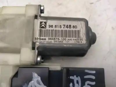 Peça sobressalente para automóvel em segunda mão motor elevador vidro dianteiro direito por citroen c4 berlina collection referências oem iam 9681574880