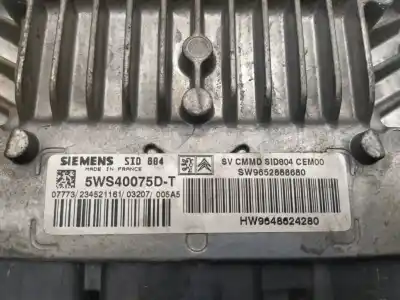 Second-hand car spare part ecu engine control for citroen c2 sx oem iam references 5ws40075dt