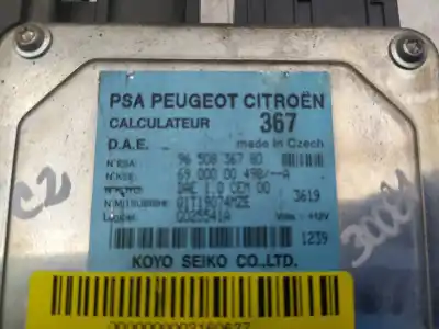 Second-hand car spare part electronic module for citroen c2 sx oem iam references 9650836780  