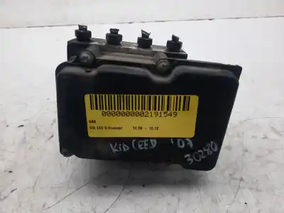 Peça sobressalente para automóvel em segunda mão abs por kia cee'd fastback (ed) 1.6 crdi 90 referências oem iam 0265800637  