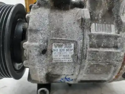Pezzo di ricambio per auto di seconda mano compressore aria condizionata per audi a3 (8p) 1.6 fsi ambiente 116 cv / 85 kw riferimenti oem iam 1k0820803p  