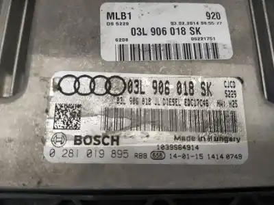 Автозапчастина б/у ебу контролер двигуна для audi a4 avant (8k5) (2008) básico посилання на oem iam 03l906018sk  0281019895
