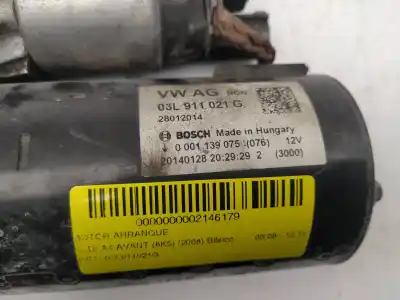 Second-hand car spare part starter motor for audi a4 avant (8k5) (2008) básico oem iam references 03l911021g  0001139075
