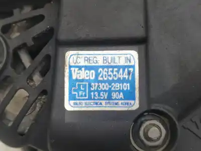 Second-hand car spare part alternator for kia pro cee´d (ed) 1.6 oem iam references 373002b101  2655447