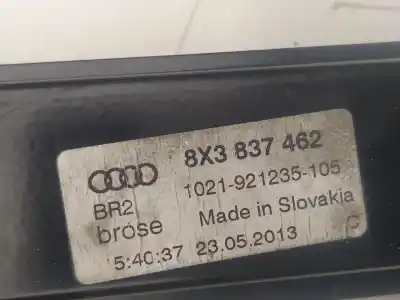 Автозапчастина б/у регулятор вікна передній лівий для audi a1 (8x) 1.6 tdi 90 cv / 66 kw посилання на oem iam 8x3837461a  