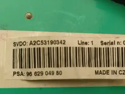 Second-hand car spare part DASHBOARD for PEUGEOT 207  OEM IAM references 9662904980  A2C53190342