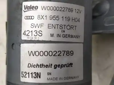 Автозапчастина б/у двигатель передніх склоочисників для audi a1 (8x) 1.6 tdi 90 cv / 66 kw посилання на oem iam 8x1955119  