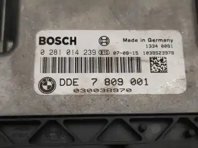 Second-hand car spare part ecu engine control for bmw serie 1 berlina (e81/e87) 118d oem iam references 0281014239  dde7809001
