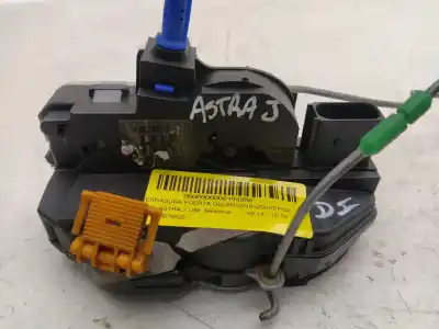Second-hand car spare part left front door lock for opel astra j lim. selective oem iam references 13579522