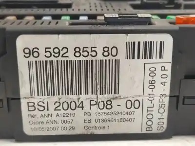 Peça sobressalente para automóvel em segunda mão caixa de fusíveis e relés por peugeot 207 xs pack referências oem iam 9659285580