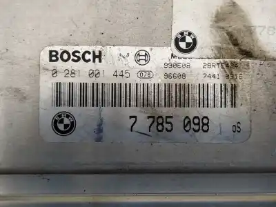 Second-hand car spare part ecu engine control for bmw serie 3 touring (e46) 320d oem iam references 0281001445  7785098