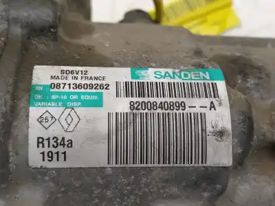 Second-hand car spare part air conditioning compressor for dacia sandero (bs_) 1.2 16v oem iam references 8200840899a