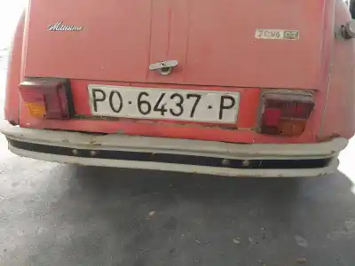 Pièce détachée automobile d'occasion pare-chocs arrière pour citroen 2cv 6 0.6 références oem iam   