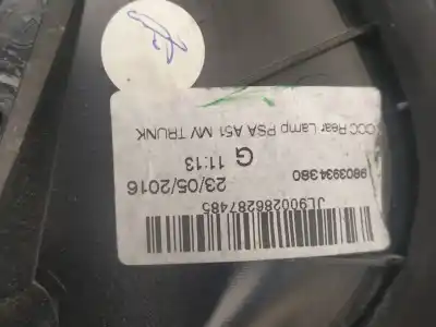 Peça sobressalente para automóvel em segunda mão farolim interior traseiro esquerdo por citroen c3 business referências oem iam 9803934380