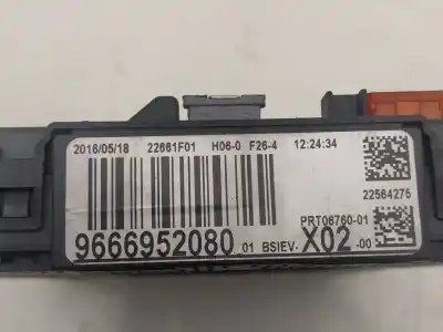 Second-hand car spare part fuse box unit for citroen c3 business oem iam references 9666952080  