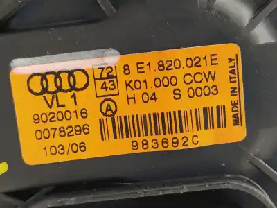 Peça sobressalente para automóvel em segunda mão motor de sofagem por audi a4 b7 avant (8ed) 2.0 tdi referências oem iam 8e1820021e  