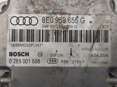 Second-hand car spare part airbag control unit for audi a4 b7 avant (8ed) 2.0 tdi oem iam references 8e0959655g  0285001668