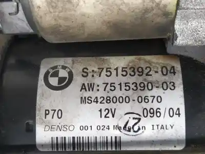 Second-hand car spare part starter motor for bmw x3 (e83) 3.0i oem iam references 751539204  751539003