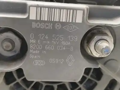 Автозапчастина б/у генератор для renault kangoo expression посилання на oem iam 0124525139  