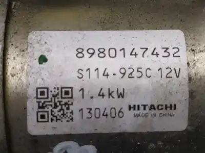 Second-hand car spare part starter motor for opel astra j lim. excellence oem iam references 8980147432