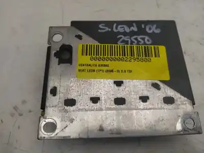 Peça sobressalente para automóvel em segunda mão centralina de airbag por seat leon (1p1) 2.0 tdi 16v referências oem iam 3c0909605