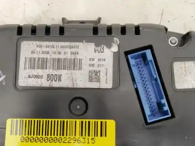 Peça sobressalente para automóvel em segunda mão quadrante por seat ibiza (6j5) reference referências oem iam 6j0920800k  