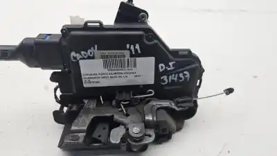 Second-hand car spare part left front door lock for volkswagen caddy ka/kb (2k) life oem iam references 3d1837015as  