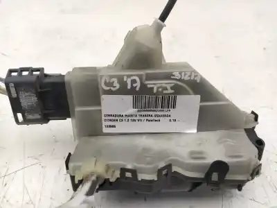 Автозапчасти б/у замок задней левой двери за citroen c3 / c3 origin iii (sx) 1.2 vti 82 ссылки oem iam 123985  