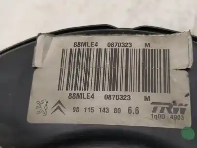 Pezzo di ricambio per auto di seconda mano servo freio per citroen c3 / c3 origin iii (sx) 1.2 vti 82 riferimenti oem iam 9811514380 8070323 88mlea