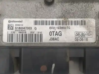 Peça sobressalente para automóvel em segunda mão centralina de motor uce por ford fiesta (cb1) trend referências oem iam 8v2112a650tg