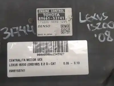 Автозапчасти б/у блок управления двигателем за lexus is200 (ds2/is2) 2.2 d-cat ссылки oem iam 8966153741  1758009490