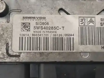 Second-hand car spare part ecu engine control for citroen c3 hdi 70 furio oem iam references 5ws40285ct  sw9660300280