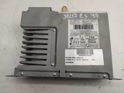 Tweedehands auto-onderdeel audiosysteem / radio-cd voor citroen c3 / c3 origin iii (sx) 1.2 vti 82 oem iam-referenties 9816209280 0052154 ru9475ea