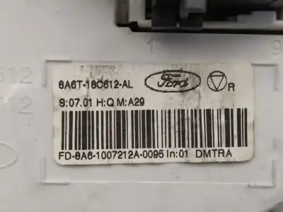 Peça sobressalente para automóvel em segunda mão comando de sofagem (chauffage / ar condicionado) por ford fiesta (cb1) titanium referências oem iam 8a6t18c612al  8a6918c612