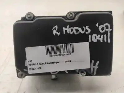 Peça sobressalente para automóvel em segunda mão abs por renault grand modus authentique referências oem iam 8200747138  0265232075