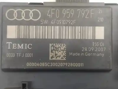 Автозапчастина б/у електронний модуль для audi a6 c6 (4f2) 2.0 tdi посилання на oem iam 4f0959792f  