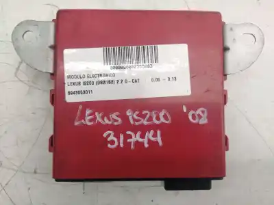 Автозапчастина б/у електронний модуль для lexus is200 (ds2/is2) 2.2 d-cat посилання на oem iam 8943053011  1233006840
