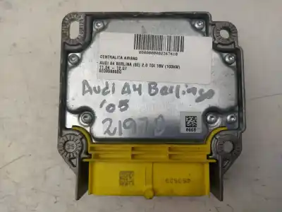 Second-hand car spare part airbag control unit for audi a4 berlina (8e) 2.0 tdi oem iam references 8e0959655g