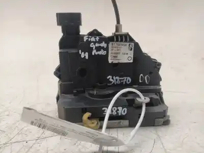 Автозапчасти б/у ЗАМОК ПЕРЕДНЕЙ ПРАВОЙ ДВЕРИ за FIAT GRANDE PUNTO (199)  ссылки OEM IAM 51797558  970573102
